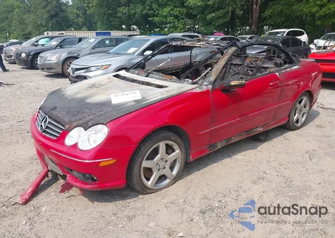 2005 Mercedes-Benz Clk 500 from USA, damaged, VIN WDBTK75J85F161393